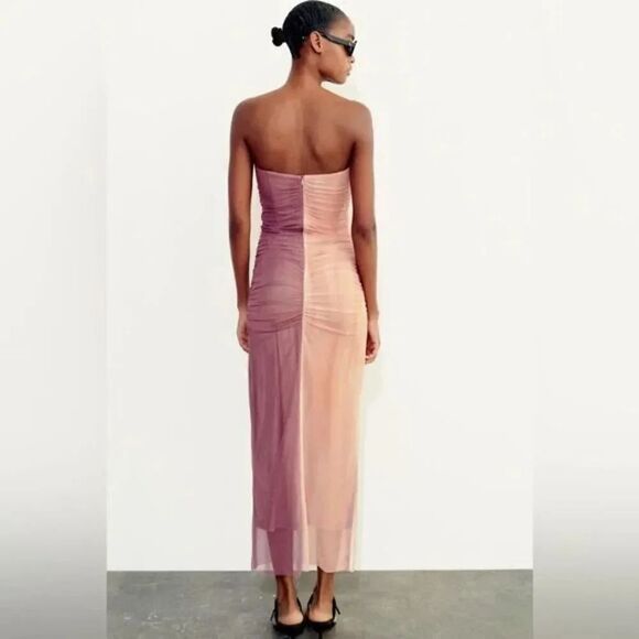 ZARA‎ PRINTED TULLE DRESS - Picture 12 of 16